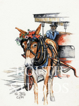 Craig Routh, Artist & Illustrator - "New Orleans Buggy"