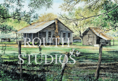 Craig Routh, Artist & Illustrator - "Old Farmhouse"