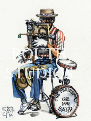 Craig Routh, Artist & Illustrator - "The Professor's One Man Band"
