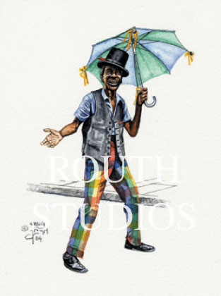 Craig Routh, Artist & Illustrator - "Umbrella Man"