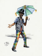 New Orleans Umbrella Man