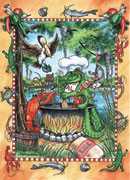 Alligator Cook with Gumbo Pot