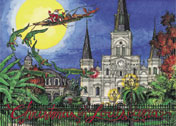 New Orleans Jackson Square Christmas