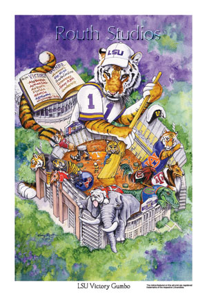 Craig Routh, Artist & Illustrator - "LSU Victory Gumbo"