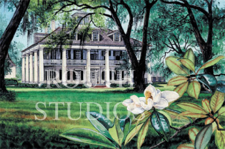 Craig Routh, Artist & Illustrator - "Houmas House Plantation"