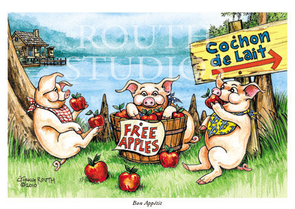 Craig Routh, Artist & Illustrator - "Cochon de Lait"