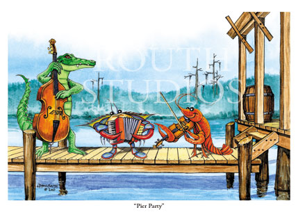 Pier Party art print